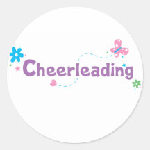 Garden Flutter Cheerleading Stickers
