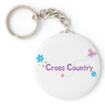 Garden Flutter Cross Country Keychain