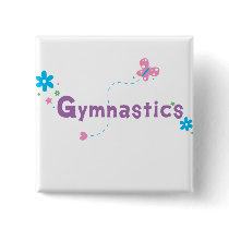 Garden Flutter Gymnastics buttons by truetomboy Garden Flutter Gymnastics buttons
