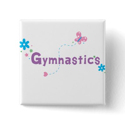 Garden Flutter Gymnastics pin