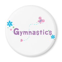 Garden Flutter Gymnastics magnets by truetomboy Garden Flutter Gymnastics magnets