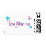 Garden Flutter Ice Skating Stamp