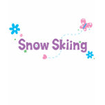 Garden Flutter Snow Skiing Shirts