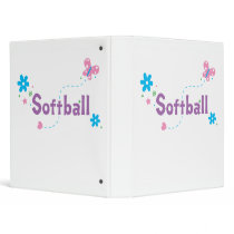 Garden Flutter Softball binders by truetomboy Garden Flutter Softball binders