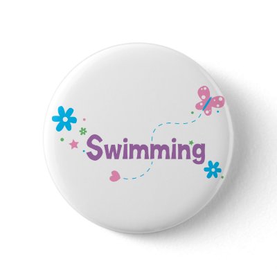 Garden Flutter Swimming Pin
