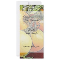 Garden Fresh Heirloom Tomatoes Full Color Rack Card