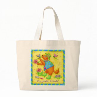 Garden Friends Tote Bag bag