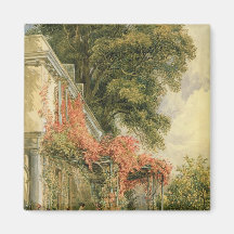 Garden Front of Mr. Robert Vernon's House Fridge Magnet