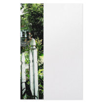Garden Gate Personalized Stationery