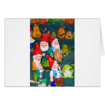 Garden gnome greeting cards