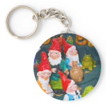 Garden gnome keychain