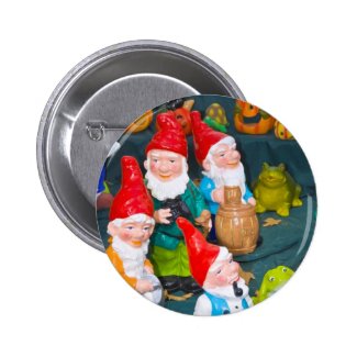 Garden gnome pins