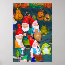 Garden gnome poster