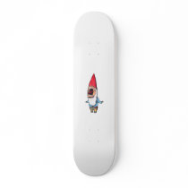 Garden Gnome Slick (no shading) Skate Boards