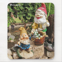 Garden gnomes mousepads by patrickrp Garden gnomes mousepads