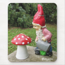 Garden gnomes mousepads by patrickrp Garden gnomes mousepads