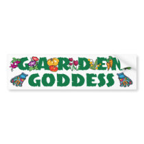 Garden Goddess bumper stickers