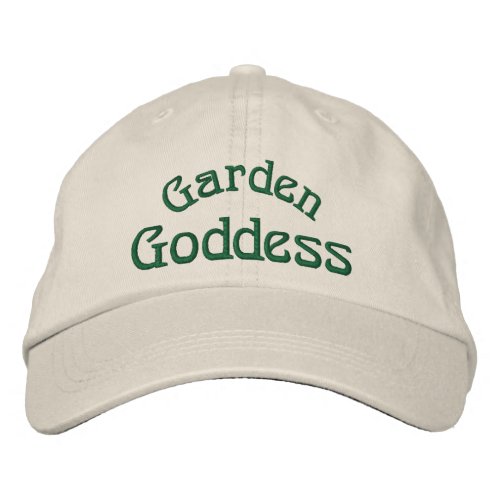 Garden Goddess Funny Embroidered Hat embroideredhat