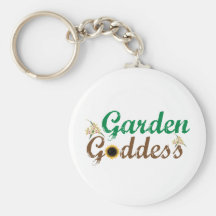 Garden Goddess Keychain
