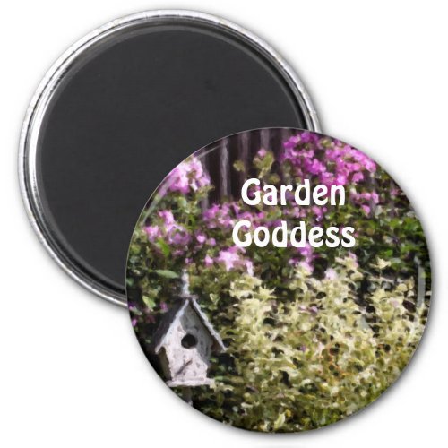 Garden Goddess Pastel Painting Magnet magnet