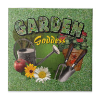 Garden Goddess tiles