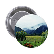 Garden, Golden Bay Area, South Island Pinback Buttons