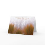 Garden Grasses on a Foggy Winter Day Cards