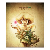 Garden Heart (Norwegian) Poster