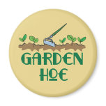 Garden Hoe Refrigerator Magnet