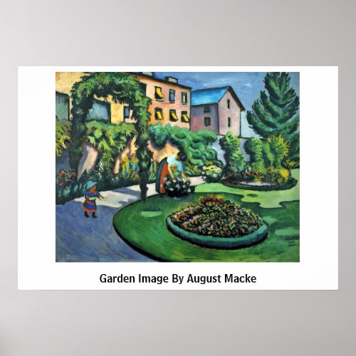 Garden Image By August Macke Print