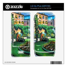 Garden image by August Macke Skin For The LG Vu Plus