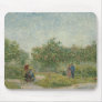 Garden in Montmarte with lovers Mousepad