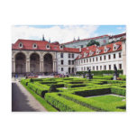 Garden In Prague Post Card