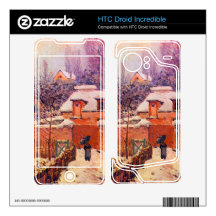 Garden in the Snow by Alfred Sisley HTC Droid Incredible Skin