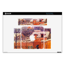 Garden in the Snow by Alfred Sisley Mac Mini Decals