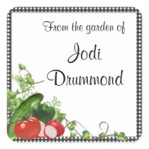 Garden Jar Stickers