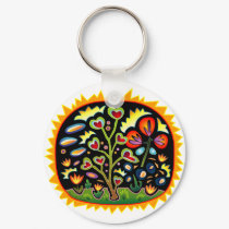 Garden Keychain by PaulHonatke Garden Keychain