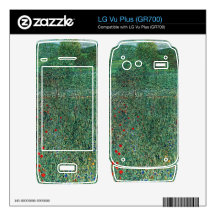 Garden landscape by Gustav Klimt LG Vu Plus Skin