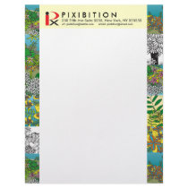 Garden Letterhead by pixibition Garden Letterhead