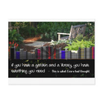 Garden Library postcards