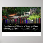 Garden Library Posters