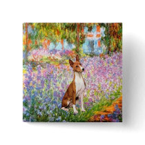Garden (Monet) -Basenji Pins