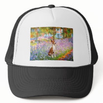 Garden (Monet) -Basenji Trucker Hat
