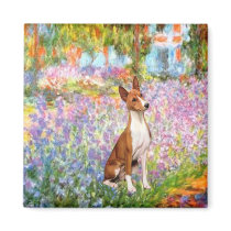 Garden (Monet) -Basenji Fridge Magnets
