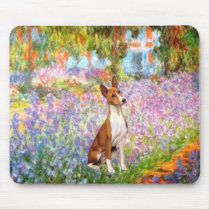 Garden (Monet) -Basenji Mousepad