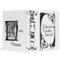 Garden Notes Personalized Avery Binder