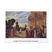 Garden Of Ariosto By Anselm Feuerbach Postcard
