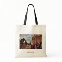 Garden Of Ariosto By Feuerbach Anselm Canvas Bags