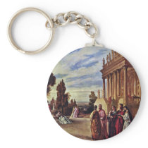 Garden Of Ariosto By Feuerbach Anselm Keychains