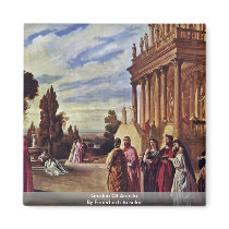 Garden Of Ariosto By Feuerbach Anselm Refrigerator Magnets